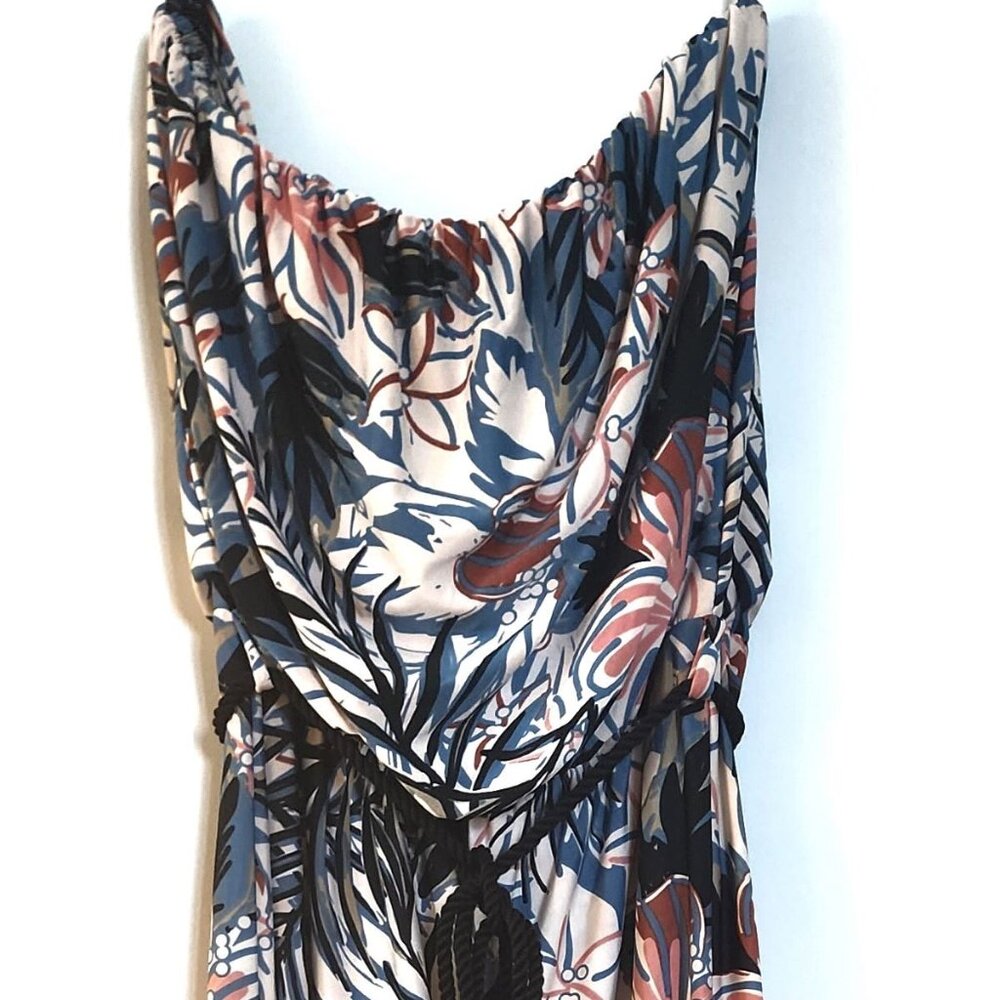 NWT- Sandiva Tropical Flower/Leaf Jumpsuit- Women's Lg